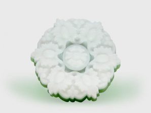 Formseife Barock in weiß (100g)